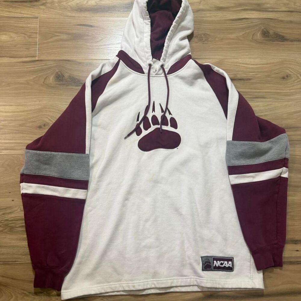 Vintage 00s NCAA Montana Grizzles College embroidered hoodie size large